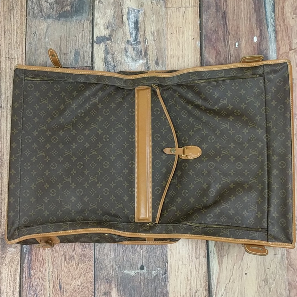 Louis Vuitton Hanging Garment Bag 1970's Vintage - Picture 9 of 10